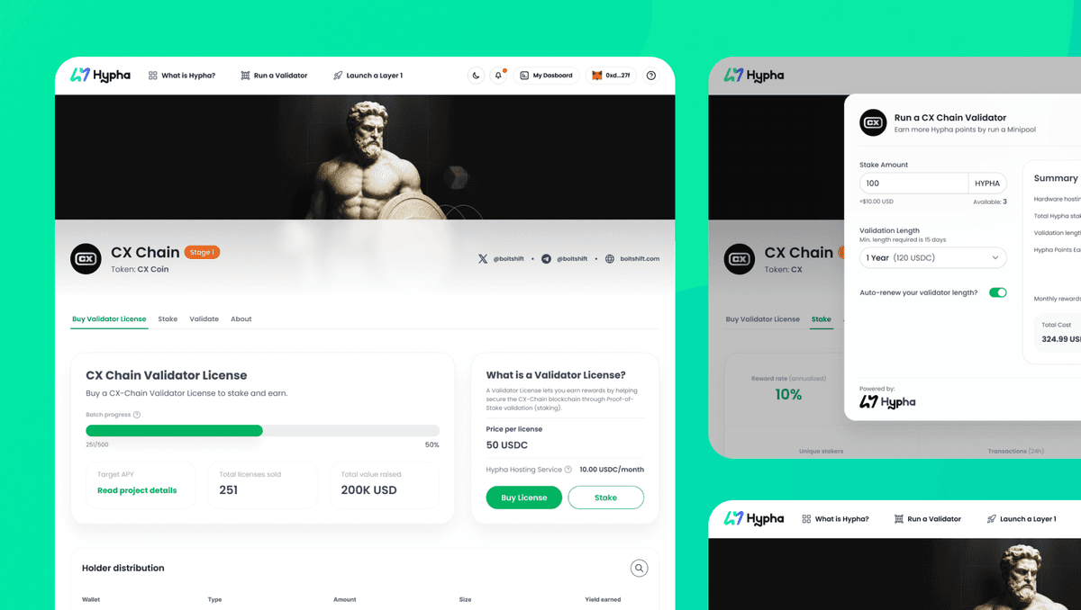 Featured image for Hypha - Validator Registration UI