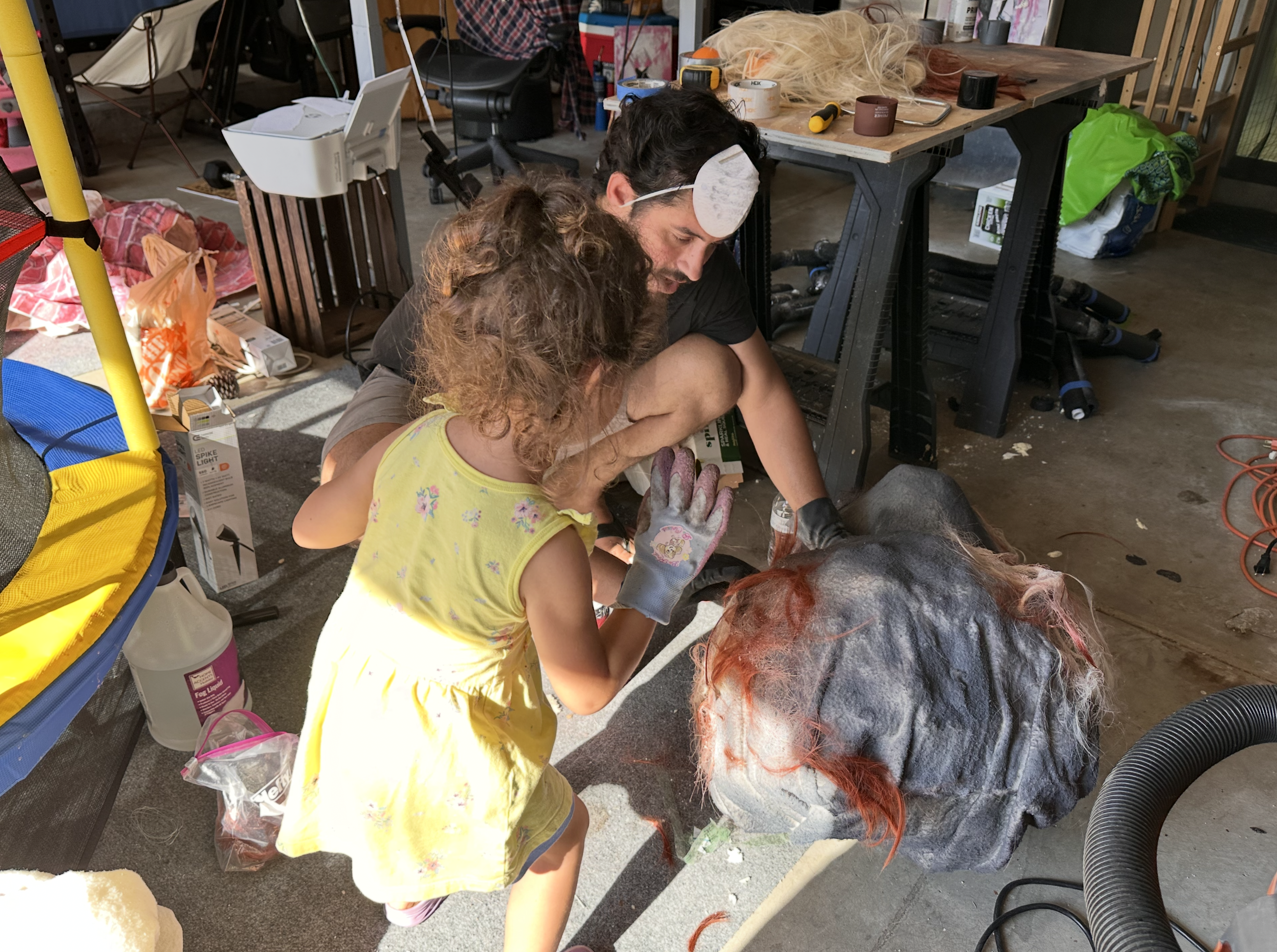 Aragog screen with action cues